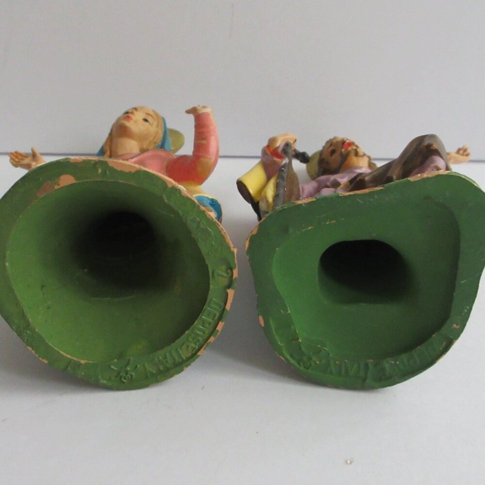 Nativity Christmas Figures Depose Italy Vintage Joseph Mary Baby Jesus Family - Picture 3 of 15